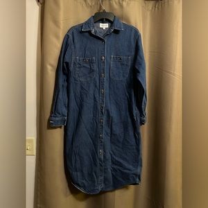 Vintage. Calvin Klein long sleeve jean dress